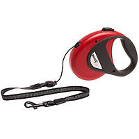 Поводок рулетка для собак Flamingo Dogx2GO Cord S до 12 кг 8 м Красный (5415245003108) NX, код: 7890865