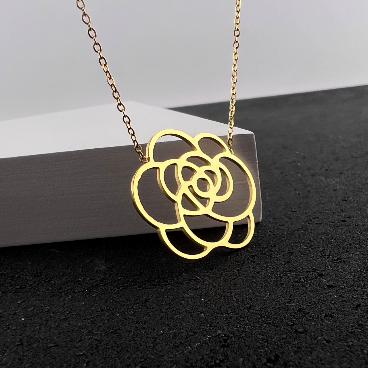 Підвіска, кулон з нержавіючої медичної сталі "Bloom"