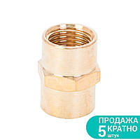 Соединение FT 1/4" × 1/4" (латунь) SIGMA (7025111)