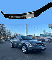 Дефлектор капота Volkswagen Passat B5 Седан\Универсал 2001-2005 "После Рестайлинга" Мухобойка Пассат Б5