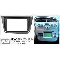 Переходная рамка Kia Seat Altea 2004-2015 / Kia Toledo 2004-2009 9" с комплектом проводов