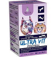 Витаминно-минеральный комплекс ModeS Ultra Vit Protein для кошек и собак с протеином 140 табл ES, код: 7998143