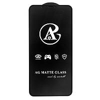 Матовое защитное стекло AG Matte Full Glue для Apple iPhone XS Max Черный UL, код: 1499454