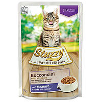 Вологий корм у соусі консерви для стерилізованих кішок і кастрованих котів пауч Stuzzy Ca MN, код: 7772086