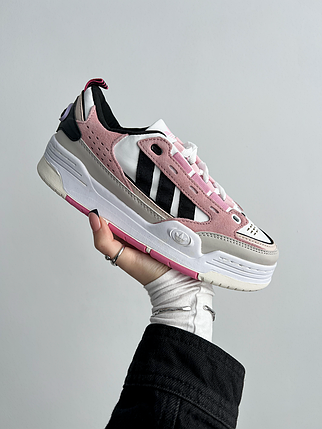 Жіночі Кросівки Adidas Adi2000 White Beige Pink / Адідас Аді2000 Білі з Бежевим та Рожевим, фото 1