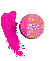 Броу паста PINK Eyebrow Paste "ZOLA", розовая,  15 гр