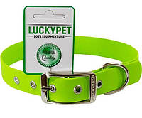 Ошейник из водонепроницаемой ленты Lucky pet 2.5 см 35-45 см Салатовый (217093) SP, код: 7998323