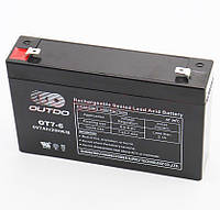 Аккумулятор 6V7Ah OT7-6 кислотный (L151*W35*H94mm) для ИБП, игрушек и др.