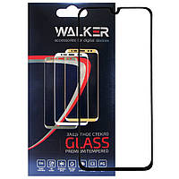 Защитное стекло Walker 3D Full Glue для Samsung Galaxy A40 A01 M01 Black NX, код: 7338827