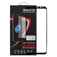 Защитное стекло Walker 5D Full Glue Samsung Galaxy S8 Plus Black NX, код: 8097612