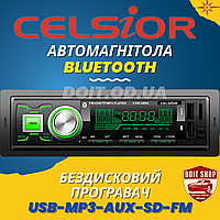 Авто Магнитола Celsior Бездисковый Магнитофон в Машину Bluetooth MP3 SD USB FM Проигрыватель