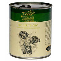 Влажный корм для собак Hubertus Gold Птица и рис 800 г (4050001108218) GM, код: 7995023