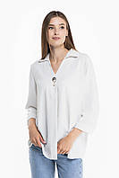 Блуза с узором женская Esay 9358-1EB 50 Молочный (2000989878315) KB, код: 8310668