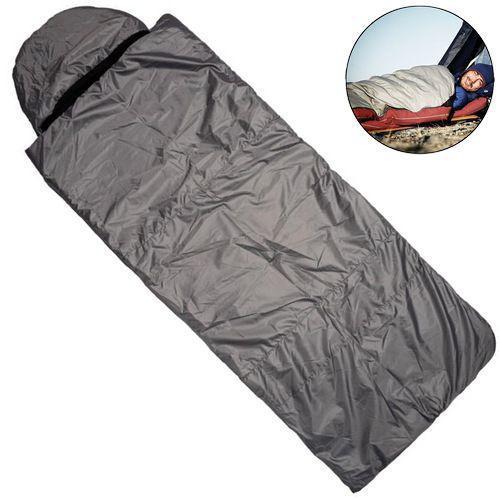 Спальний мішок ковдра з капюшоном Ranger 3 Season. Grey. 215x90см. -20/+10°C. Кемпінговий спальник Рейнджер RA_6648.