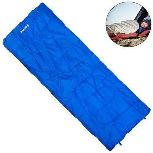 Спальний мішок ковдра Ranger Atlant Blue; 190x75см. +5/+15C°. Кемпінговий спальник Рейнджер RA_6628.