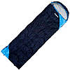 Спальний мішок ковдра з капюшоном Ranger Germes Black-Blue. 220x75см. -5/+10C°. Кемпінговий спальник Рейнджер RA_6629., фото 4