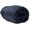 Спальний мішок ковдра з капюшоном Ranger Germes Black-Blue. 220x75см. -5/+10C°. Кемпінговий спальник Рейнджер RA_6629., фото 6
