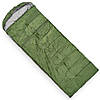 Спальний мішок ковдра з капюшоном Ranger Winter Green. 225x85см. -25/-5°C. Кемпінговий спальник Рейнджер RA_6652., фото 3