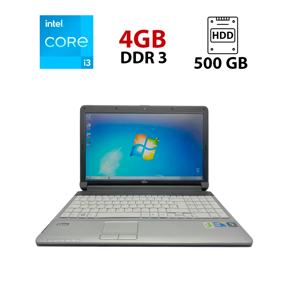 Ноутбук Fujitsu Lifebook А530/ 15" (1366x768)/ Core i3-370M/ 4 GB RAM/ 500 GB HDD/ HD