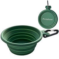 Складная миска для собак и котов Pronature Collapsible Silicone Pet Bowl 0.375 л 15х13х5 см З CS, код: 7802181