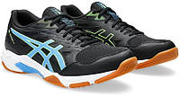 Мужские Кроссовки для сквоша Asics Gel-Rocket 11 Черный Голубой 48 (1071A091-003 48)