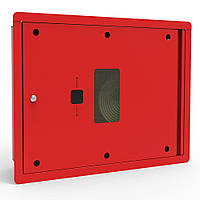 Шкаф пожарный встроенный с задней стенкой 600х230х600 мм красный ЕМ