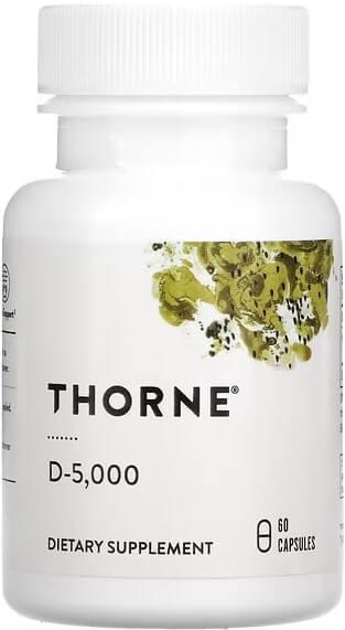 Thorne Vitamin D-5,000 60 капс., фото 1