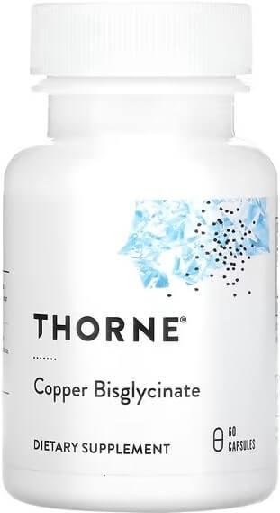 Thorne Copper Bisglycinate 60 капс., фото 1