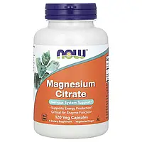 Цитрат магния (Magnesium Citrate) 133 мг, NOW Foods, 120 капсул