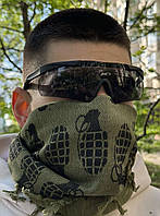 Солнцезащитные тактические очки ESS Черные 3 комплектов линз Толщина линз 3 мм faraon