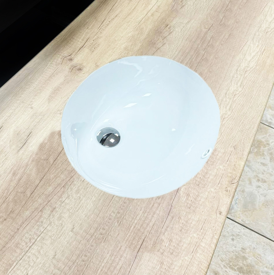 Умивальник (раковина) VBI MONZA WHITE врізний, фото 1