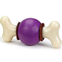 Суперміцна іграшка-лакомство для собак Premier Bouncy Bone M 5-14 кг 15 х 6.8 х 6.8 см Фіол MP, код: 7937317