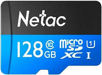 Netac Карта пам'яті microSD 128GB C10 UHS-I R80MB/s + SD  Baumar - Знак Якості