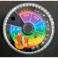 Набор рыболовных грузил Mingrui 65 г 0.3-3 г