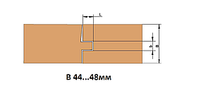Фрези для виготовлення дошки підлоги В=44...48 140х40хВ=50х4