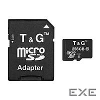 Карта памяти microSDXC, 256Gb, Class10 UHS-3, T&G, SD адаптер (TG-256GBSD10U3-01)