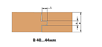 Фрезы для изготовления доски пола В=40 44 160х40х В=40 44 х 4+4
