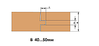 Фрезы для изготовления доски пола В=40 50 160х40хВ=40 50 х 4+4