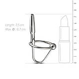 Уретральний стимулятор Sinner Gear Unbendable – Sperm Stopper Hollow Ring, 2 кільця (2,5 см та 3 см), фото 3