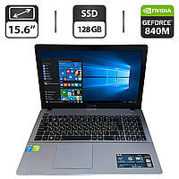 Ноутбук Asus X550LN / 15.6" (1366x768) TN / Intel Core i7-4510U (2 (4) ядра по 2.0 - 3.1 GHz) / 12 GB DDR3 /