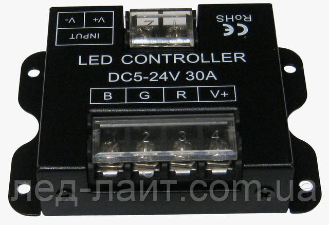 RGB LED controller 5V, 12V, 24V 30A touch remote