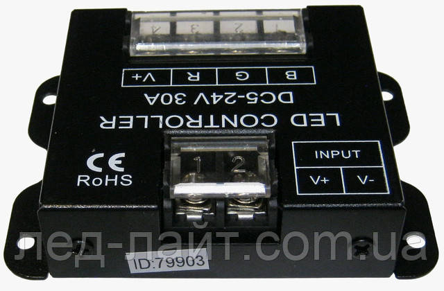 RGB LED controller 5V, 12V, 24V 30A touch remote