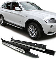 Пороги (подножки боковые) BMW X3 F25 от PR