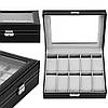 Скринька (органайзер) для зберігання годинників Springos 25 x 20 x 8 см HA1056, фото 10