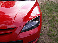 Накладки на фары (реснички) Mazda 3 Hatchback от PR