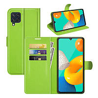 Чехол-книжка Litchie Wallet Samsung Galaxy M32 4G Light Green NL, код: 8129120