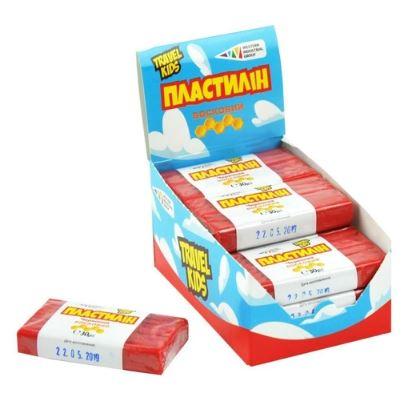 Пластилін восковий СД2 1 шт. 30 г,, червоний