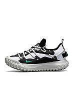 Мужские кроссовки Nike Acg Mountain Fly Low White Black Mint ( Нике Ацг Монтан)