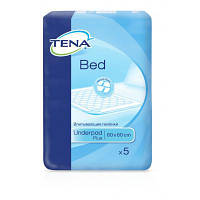 Пелюшки для немовлят Tena Bed Plus 60х60 см, 5 шт (7322540247893/7322540801910)