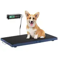 Весы для животных - 180 кг / 50 г - Противоскользящий коврик - ЖК-дисплей